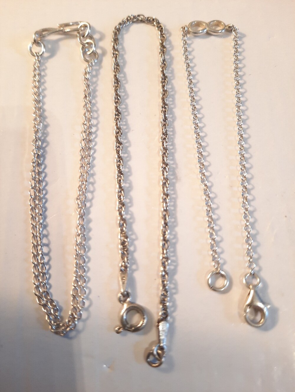 Sterling Silver 925 Women's Chain Bracelets